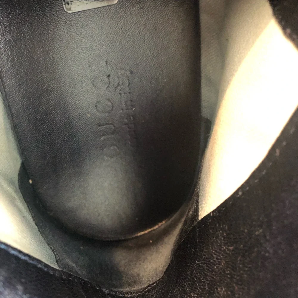Gucci Imprime Monogram GG Mens Sneakers High-Top navy blue